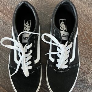 Vans Classic Black and White Sneakers